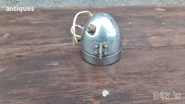 Стар метален фар за велосипед, снимка 6 - Части за велосипеди - 53255523