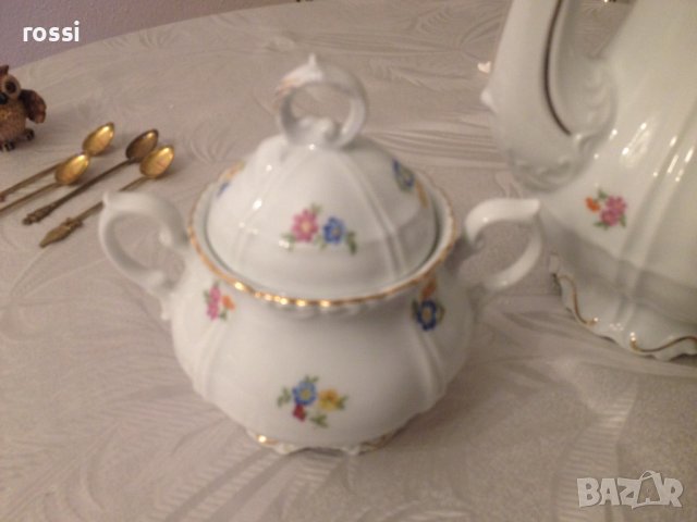 Vintage 1909-1925. Нов. Немски сервиз за кафе/чай и десерт 21 ел., снимка 5 - Антикварни и старинни предмети - 39964330