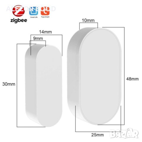 Wi-Fi smart магнитен сензор за прозорци и врати - Smart Life 20214251, снимка 4 - Друга електроника - 40307958