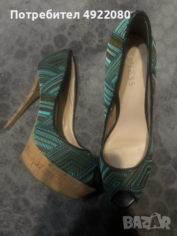 Guess  високи токчета  , снимка 2 - Дамски елегантни обувки - 56464784