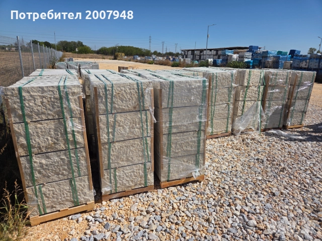 Мрамор Глиц Беж 2х60х30 Промоция - 42 лв.м2 с ДДС, снимка 2 - Строителни материали - 51849070