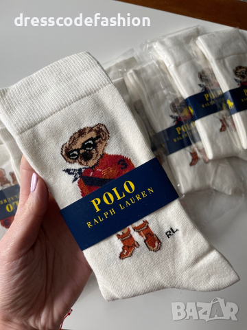 Чорапи с мече Polo Ralph Lauren, снимка 1