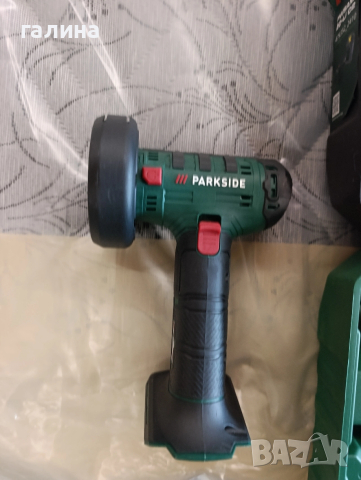 Акумулаторен ъглошлайф PARKSIDE 20V – нов, в куфар, снимка 8 - Други инструменти - 54041497