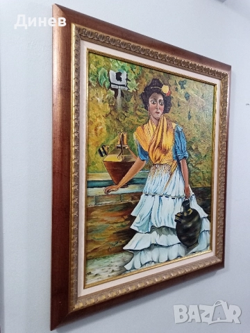 Картина маслени бои върху платно Ma Consepcion., снимка 3 - Картини - 51695115