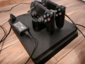 Playstation 4 slim с 2 контролера, снимка 1 - PlayStation конзоли - 44913538