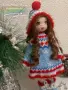 Плетена коледна кукла, снимка 3