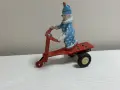Стара ламаринена играчка клоун (Made in Hungary), снимка 1