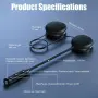 OBEST BT5.3 Мотоциклетни Bluetooth слушалки, комплект за каска , снимка 3