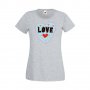 Дамска тениска Свети Валентин Love 4, снимка 3