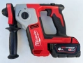 Milwaukee M18 BH - Акумулаторен перфоратор 2x18V 4.0Ah отличен!, снимка 3