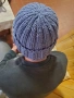 Ръчно плетена мъжка шапка, снимка 14