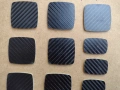 Пластмасови плочки с карбоново покритие - въглеродни влакна, 18 броя, снимка 8