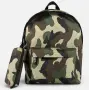 Ученическа раница Army с несесер,  31x13.5x42.5 см, снимка 1