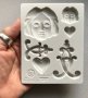 Кралица Анабел момиче дете сърце орнамент силиконов молд форма декор украса фондан шоколад гипс, снимка 3