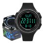Дигитален часовник SMAEL 1618, черен цвят, снимка 1 - Мъжки - 42599134