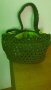 Ръчно плетена дамска чанта тип торба, снимка 1