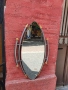 Немско огледало. Атрактивен, рядък модел. Височина 75см., ширина на огледалото 30см. и ширина на рам, снимка 3