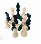 Пластмасови фигурки за шах 95мм, снимка 1 - Шах и табла - 37951961