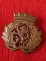 Стара БРОНЗОВА КОКАРДА ГЕРБ ВЕНЗЕЛ ЛЪВ с МЕЧ РЯДЪК ЗНАК на ВИНТ 34238, снимка 11