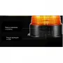 Соларна LED сигнална лампа маяк 95mm x 115mm 12V оранжева 18 SMD LED, снимка 3