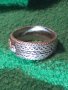 СТАРИНЕН СРЕБЪРЕН РЯДЪК РЪЧНО ПРАВЕН ПРЪСТЕН с ПЕЧАТ на МАЙСТОРА КОЛЕКЦИОНЕРСКИ УНИКАТ 28763, снимка 3