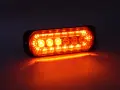 Мигащ висящ LED габарит 24 LED 12-24V с жълта светлина, снимка 5