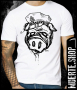 Тениска с щампа COP PIG GRAPHIC, снимка 1 - Тениски - 36499209