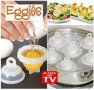 Форми за Варене на яйца Eggies, Без черупки, Комплект 6 броя, Прозрачни, снимка 9