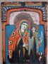 Стара Икона Триптих, снимка 4