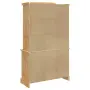vidaXL Висок шкаф Corona, кафяв, 112x43x191,5 см, мексикански бор масив, снимка 7