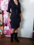 Черна рокля Луци, снимка 1 - Рокли - 39000845