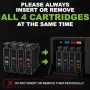 Нови LC421XL мастилени касети за Brother DCP-J1050DW J1140DW MFC-J1010DW 4 цвята принтер тонер печат, снимка 3