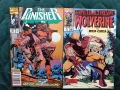 Лот 4 ретро комикса и 3 карти на Марвел Marvel Punisher, Wolverine, Fantastic 4 Улвърин, Пънишър, снимка 2
