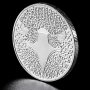 1 Биткойн цент Орел / 1 Bitcoin cent Eagle - Silver, снимка 4
