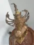 Shiva on Nandi 43см-4кг/стара азиатска/индийска бронзова фигура бог Шива язди бикът Нанди, снимка 2