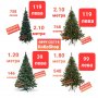 Елха/Изкуствена елха/Коледна елха//Изкуствена коледна елха-120 см.,150 см.,180см.,210 см., снимка 1