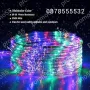 Многоцветен Лед Маркуч за Коледна Украса Водоустойчив Три Размера RGB, снимка 3