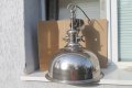 Европейска лампа абажур -месинг + хром, снимка 1 - Антикварни и старинни предмети - 42525884