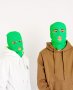 Зимна шапка маска - Green Neon Balaclava