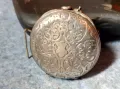 Старинен ШВЕЙЦАРСКИ СРЕБЪРЕН ДЖОБЕН ЧАСОВНИК ВИСОКА ПРОБА СРЕБРО РЕТРО ОРНАМЕНТИКА РЯДЪК 27312, снимка 2