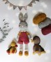 Детска играчка зайче, играчка ръчна изработка, плетени играчки, подарък за дете, снимка 4