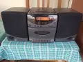 Компактна мини стерео аудио система Intersound UX2 с FM/AM тунер, касетен дек и CD плейър, снимка 1