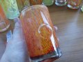 Стъклени чаши цветно стъкло , снимка 7