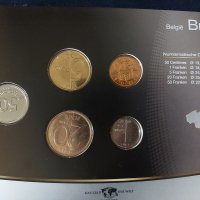 Белгия - Комплектен сет , франкове от 1 до 50 франка - 5 бр., снимка 2 - Нумизматика и бонистика - 37782753
