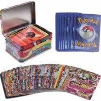 Карти в метална кутия Pokémon , снимка 2 - Колекции - 42545386