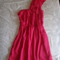 Нова розова рокля с едно рамо, снимка 6 - Рокли - 11084964