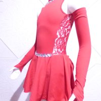 Червена детска рокля за спортни танци, снимка 9 - Детски рокли и поли - 42805665