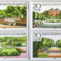 ГДР, 1980 г. - пълна серия чисти марки, архитектура, 2*11, снимка 1 - Филателия - 40380870