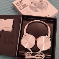 Слушалки SONY Extra Bass MDR-XB450AP, снимка 18 - Слушалки и портативни колонки - 40703608