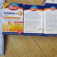 Желатин на прах Abtei Gelatin Powder + Vitamin C (40 порции), 400гр  , снимка 2 - Хранителни добавки - 35607621